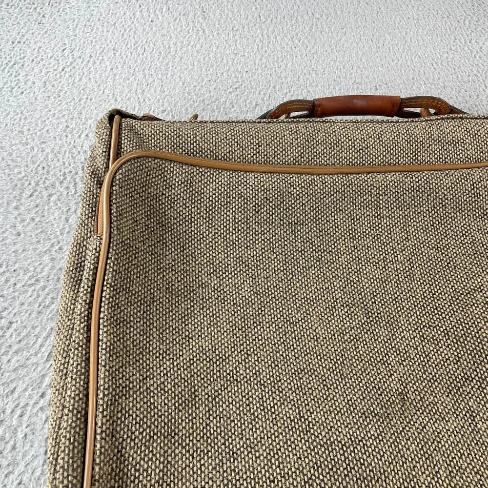 Vintage Hartmann Tweed Wool‎ Garment Bag Bi-Fold Travel Luggage 23